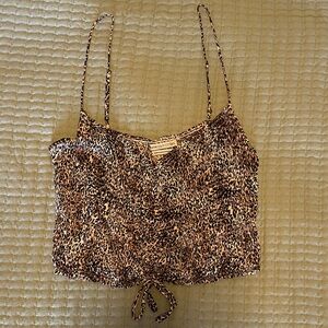 Urban Outfitters Brown Leopard Cami